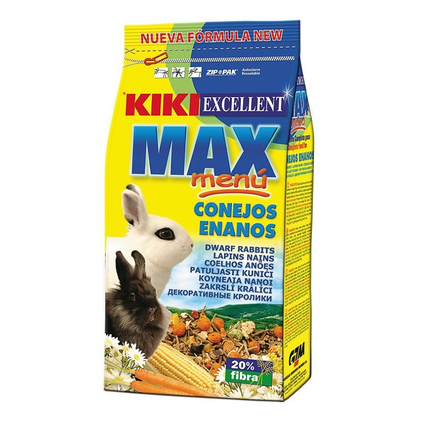 Kiki max menu conejos enanos bolsa 2kgs