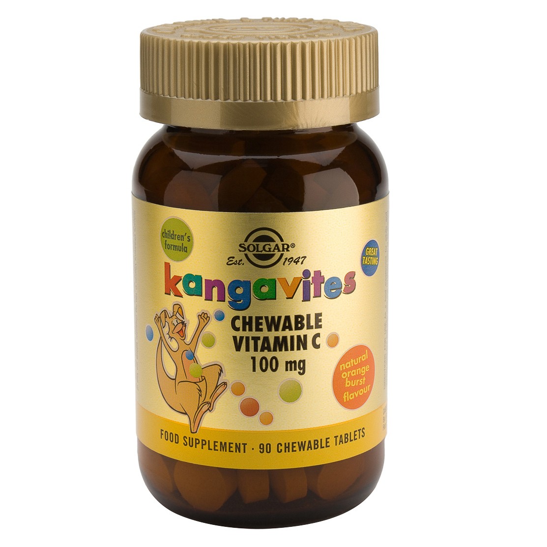 Solgar Kangavites Vit C 90 comprimidos 100mg