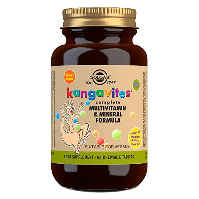 Solgar Kangavites Frutas del Bosque 60 comprimidos