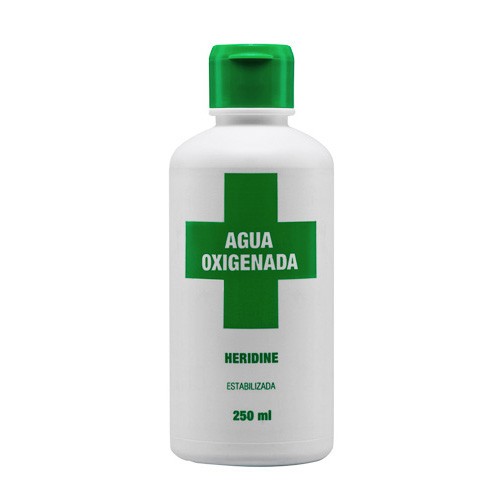 Interapothek agua oxigenada heridine 250ml