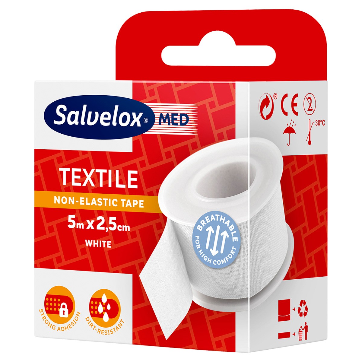 Salvelox esparadrapo textil blanco 5x2,5cm