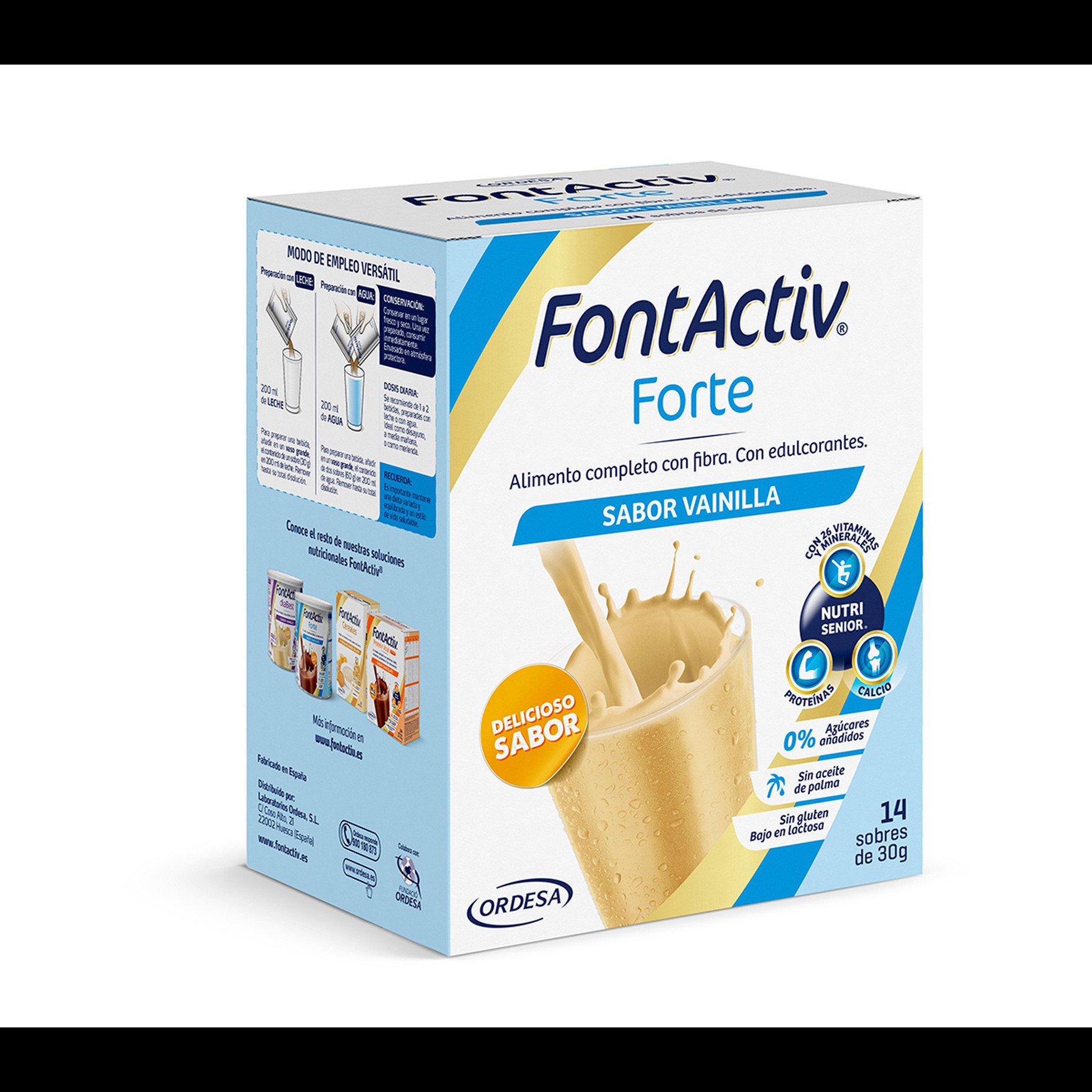 FontActiv Forte Vainilla  14x30g