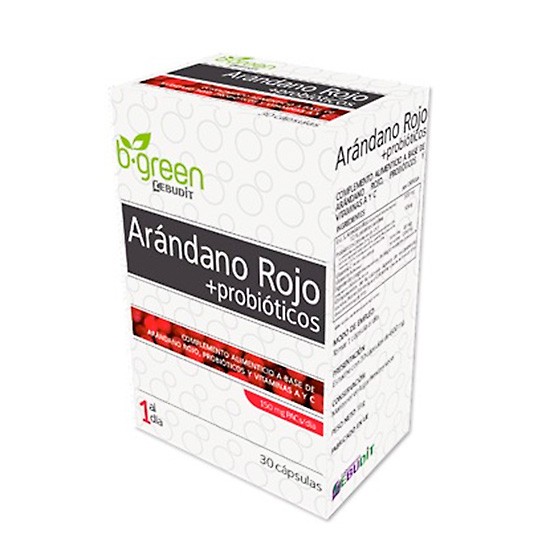 Bgreen Arándano rojo y probiótico 30 cápsulas