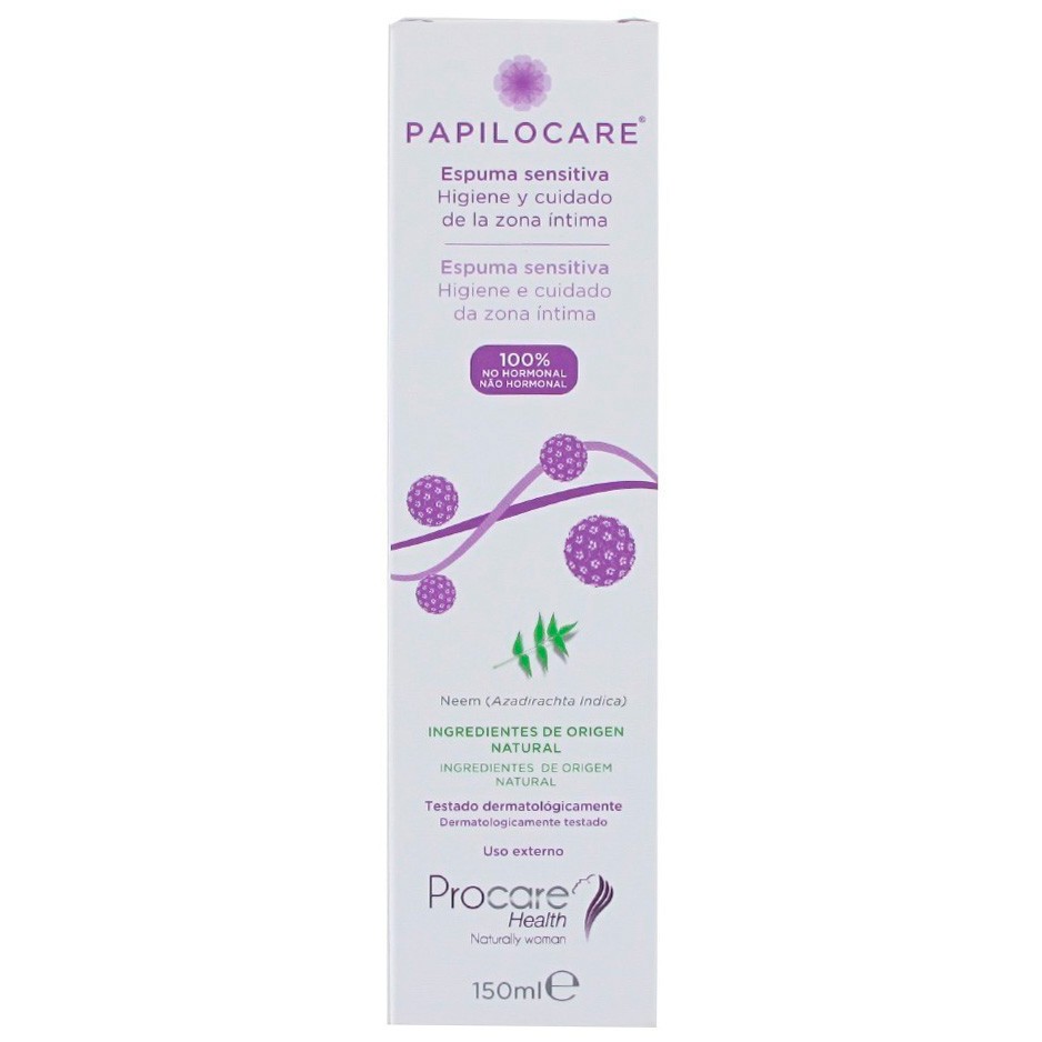 Papilocare espuma sensitiva 150ml