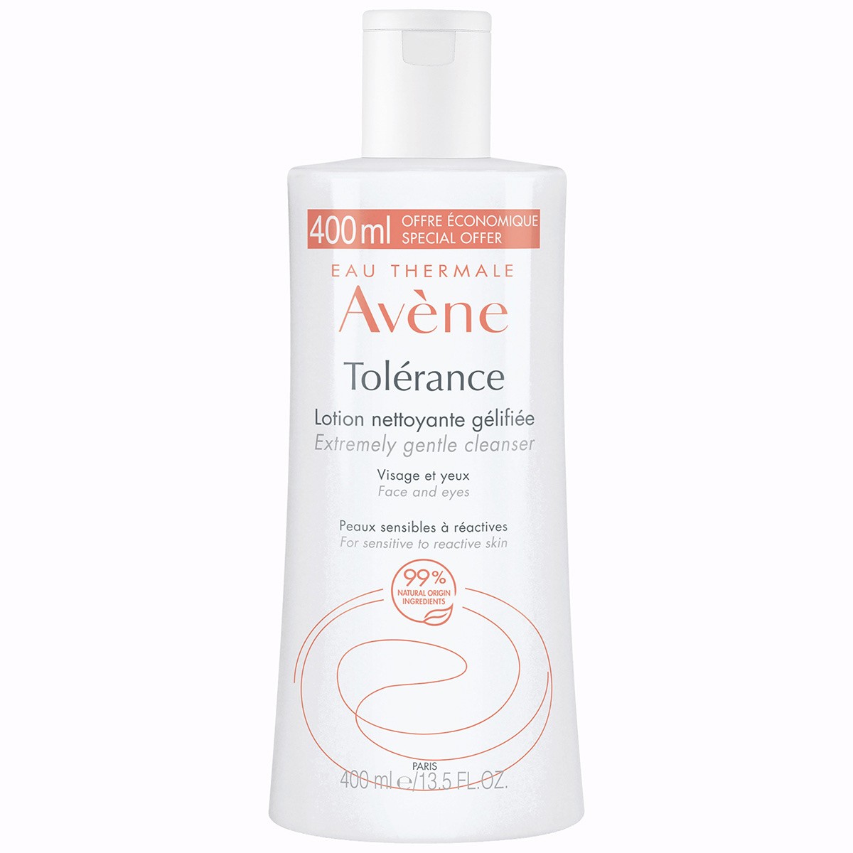 Avene tolérance loción limpiadora gelificada 400ml