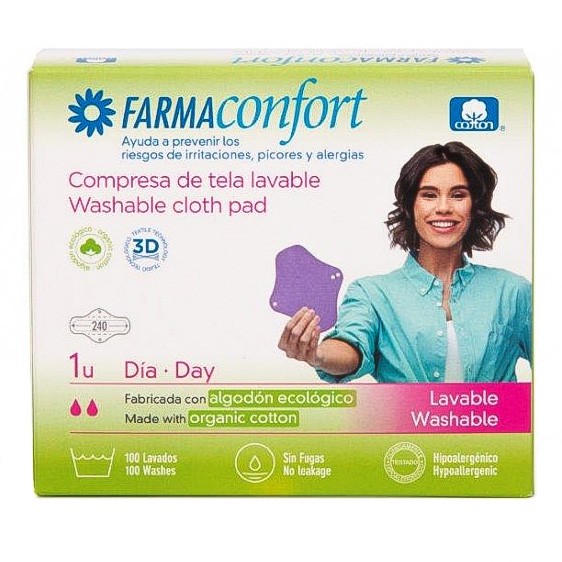 Farmaconfort compresa de tela lavable 1u