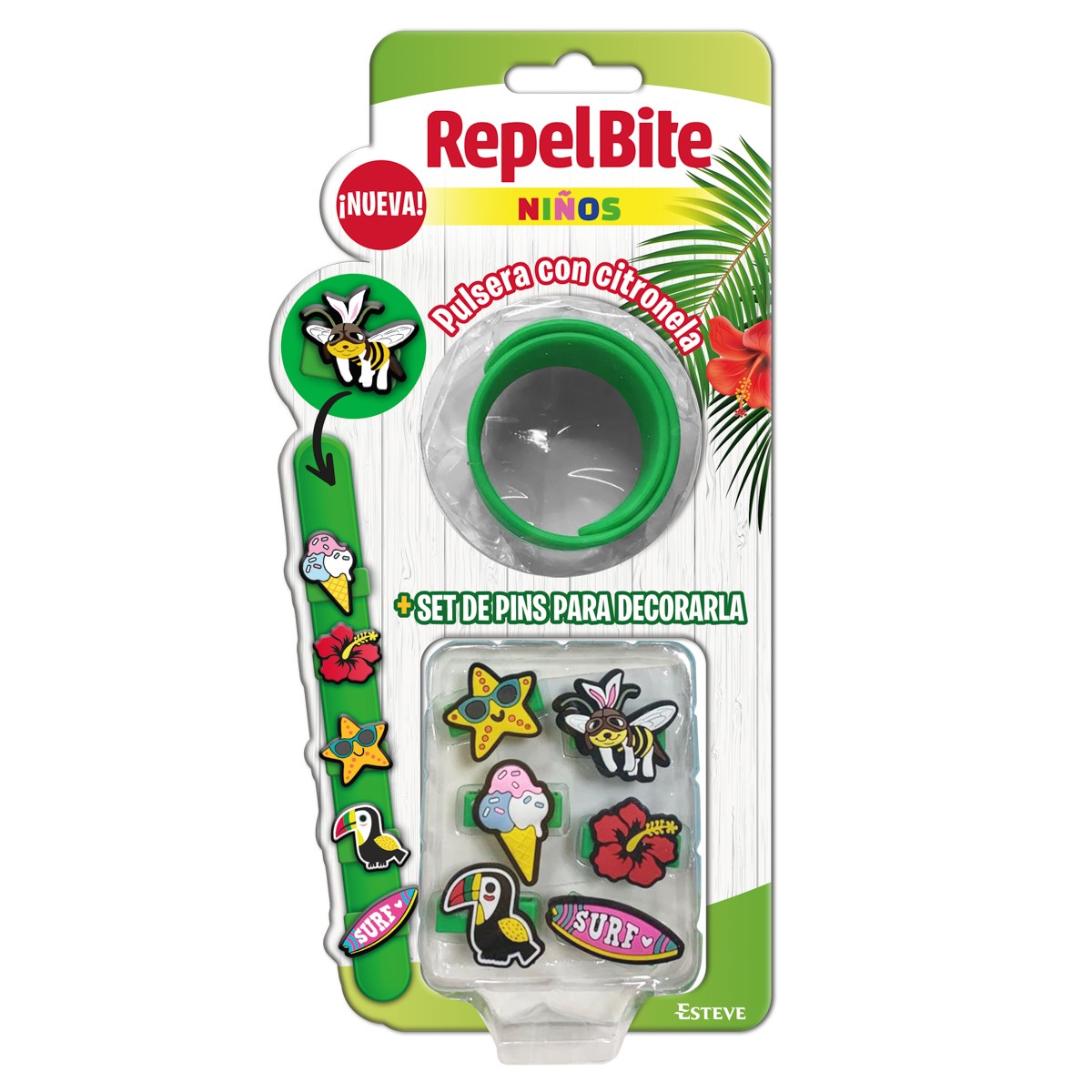 Repel bite Natural pulsera para niños 1u