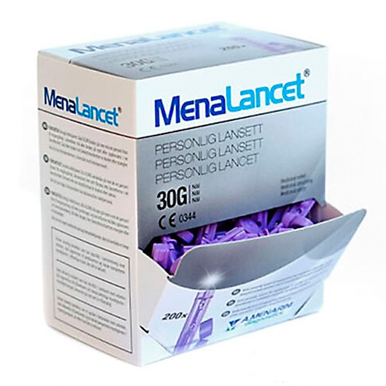 Menalancet lancetas 30g 200u