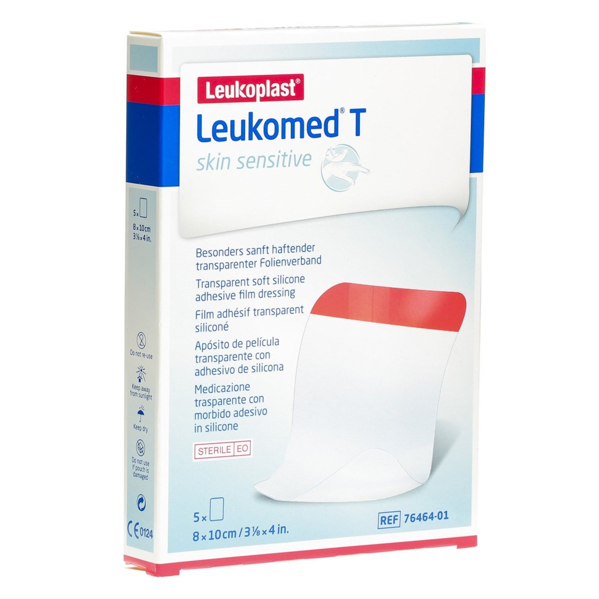 Leukoplast Leukomed Skin Sensitive apósitos adhesivos 8 x10 cm 5u