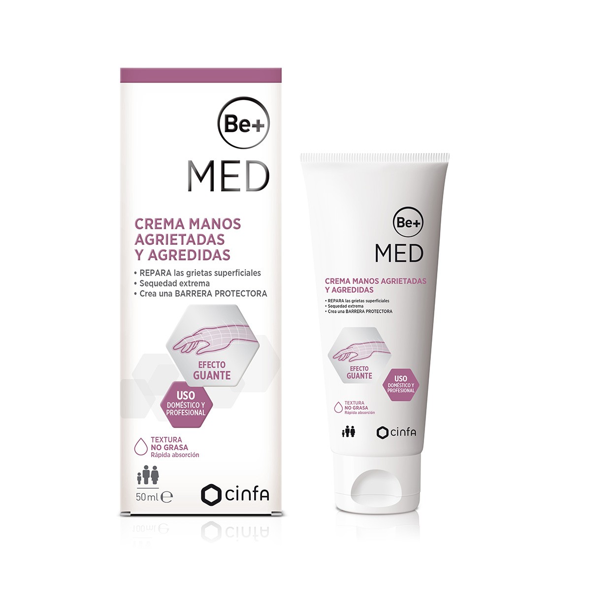 Be+ Med crema manos agrietadas y agredidas 50ml