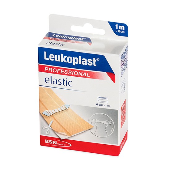 Leukoplast elastic tiras 6 cm x 1 m