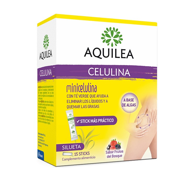 Aquilea mini celulina te verde 15 sticks