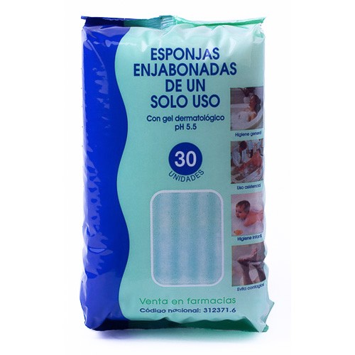 BEGOBAÑO ESPONJA JABONOSA 170 GR 30 UDS